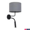 Kép 1/2 - Nowodvorski HOTEL fali lámpa, olvasókarral, szürke, E27 foglalattal, 1x42W, TL-9071