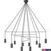 Kép 1/2 - Nowodvorski IMBRIA több ágú függeszték, fekete, GU10 foglalattal, 10x35W, TL-9680