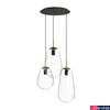 Kép 1/3 - Nowodvorski PEAR több ágú függeszték, fekete, E27 foglalattal, 3x28W, TL-7794