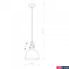 Kép 2/2 - Nowodvorski AMALFI 1 ágú függeszték, szürke, E27 foglalattal, 1x42W, TL-9152