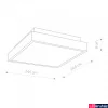 Kép 2/2 - Nowodvorski BASSA fürdőszobai mennyezeti lámpa, fehér, Beépített LED, 1x18W, 750 lm, TL-9500