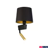 Kép 2/6 - Nowodvorski CHILLIN fali lámpa, olvasókarral, fekete, E27 foglalattal, 1x28W, TL-8213