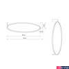 Kép 2/4 - Nowodvorski CIRCOLO függeszték, fekete, Beépített LED, 1x21W, 660 lm, TL-10815