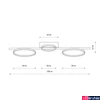 Kép 2/3 - Nowodvorski CIRCOLO függeszték, fekete, Beépített LED, 1x33W, 1100 lm, TL-10816