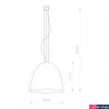 Kép 2/2 - Nowodvorski EGG 1 ágú függeszték, fekete, E27 foglalattal, 5x28W, TL-9024