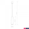 Kép 2/2 - Nowodvorski EYE 1 ágú függeszték, fekete, GU10 foglalattal, 1x35W, TL-6840