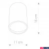 Kép 2/2 - Nowodvorski FOG kültéri mennyezeti lámpa, szürke, E27 foglalattal, 1x42W, TL-3403