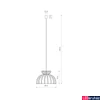 Kép 2/2 - Nowodvorski KYMI függeszték, barna, E27 foglalattal, 1x60W, TL-10572