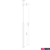 Kép 2/4 - Nowodvorski LASER 1 ágú függeszték, fekete, G9 foglalattal, 1x10W, TL-8436