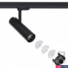 Kép 2/4 - Nowodvorski MILO LED sínre szerelhető lámpa, fekete, Beépített LED, 1x15W, 1350 lm, TL-8763