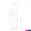 Kép 2/2 - Nowodvorski MISTRAL kültéri fali lámpa, szürke, E27 foglalattal, 1x23W, TL-3393