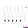 Kép 2/4 - Nowodvorski MORE TONE több ágú függeszték, fekete, GU10 foglalattal, 5x10W, TL-7817
