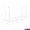 Kép 2/2 - Nowodvorski PLANT 1 ágú függeszték, polc funkcióval, fehér, GU10 foglalattal, 4x35W, TL-9382