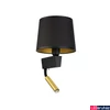 Kép 3/6 - Nowodvorski CHILLIN fali lámpa, olvasókarral, fekete, E27 foglalattal, 1x28W, TL-8213
