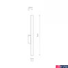Kép 3/3 - Nowodvorski LASER fali lámpa, arany, G9 foglalattal, 2x10W, TL-10562