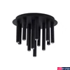 Kép 3/3 - Nowodvorski STALACTITE mennyezeti lámpa, fekete, G9 foglalattal, 13x10W, TL-8355