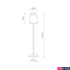 Kép 4/4 - Nowodvorski PATIO kültéri állólámpa, szürke, E27 foglalattal, 1x40W, TL-10105