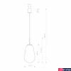 Kép 5/5 - Nowodvorski PEAR 1 ágú függeszték, átlátszó, E27 foglalattal, 1x40W, TL-8672