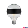 Kép 1/5 - Paulmann 28682 Design fényforrás, tükörgyűrű effekt, matt fekete, fényerőszabályozható, fekete, 2700K melegfehér, E27 foglalat, 640 lm