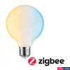Kép 1/8 - Paulmann 50396 fényforrás, okos filament, Tunable White, Zigbee, fehér, 2200K-6500K változtatható, E27 foglalat, 806 lm