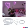 Kép 1/5 - Paulmann 70561 Neon Colorflex LED szalag, formára hajlítható, USB csatlakozóval, fehér, pink, beépített LED, 10 lm, IP20