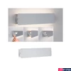 Kép 1/7 - Paulmann 79513 Led wall Katla fali lámpa, szálcsiszolt, 2700K melegfehér, 340 lm, IP20