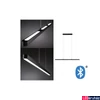 Kép 1/5 - Paulmann 79694 Lento 1 ágú függeszték, lefelé és felfelé világít, Tunable White, Bluetooth, fekete, 2700K-6500K változtatható, beépített LED, 3570 lm, IP20