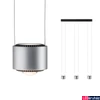 Kép 1/5 - Paulmann 79720 Aldan több ágú függeszték, szálcsiszolt, 2700K melegfehér, beépített LED, 1.570 lm