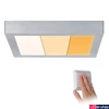 Kép 1/5 - Paulmann 79800 Carpo LED panel, 300 mmx300 mm, négyzet, 3-step-dim to warm, króm, 2300K-3000K változtatható, beépített LED, 1830 lm, IP20