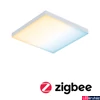 Kép 1/11 - Paulmann 79824 Velora LED panel, négyzet, Tunable White, Zigbee, fehér, 2700K-6500K változtatható, 800 lm, IP20