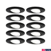 Kép 1/7 - Paulmann 92462 LED Recessed Calla Swivelling fürdőszobai beépíthető lámpa, kerek, fekete, 4000K természetes fehér, 500 lm, IP65