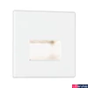 Kép 1/7 - Paulmann 93093 LED Recessed Edge Quadro beépíthető lámpa, kerek, fehér, 2700K melegfehér, 50 lm