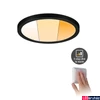 Kép 1/11 - Paulmann 93099 LED Recessed panel Areo VariFit LED panel, fekete, 2000K-4000K változtatható, 1.200 lm, IP44