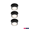 Kép 1/9 - Paulmann 93383 LED Recessed Gil Coin beépíthető lámpa, 68 mmx68 mm, kerek, szálcsiszolt acél, 2700K melegfehér, beépített LED, 1410lm, IP44