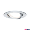 Kép 1/5 - Paulmann 93486 Nova beépíthető lámpa, kerek, billenthető, 3-step-dimming, alumínium, 2700K melegfehér, Coin foglalat, 460 lm, IP23