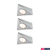Kép 1/6 - Paulmann 93572 Triangle Sensor pultvilágítás, beépített szenzorral, szálcsiszolt, 2700K melegfehér, beépített LED, 170 lm