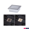 Kép 1/6 - Paulmann 94238 Aron kültéri beépíthető lámpa, négyzet, szolár, lépésálló, fehér, 3000K melegfehér, beépített LED, 50 lm, IP67