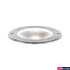 Kép 1/6 - Paulmann 94387 LED Recessed Floor kültéri beépíthető lámpa, szálcsiszolt, 3000K melegfehér, beépített LED, 620 lm, IP67
