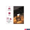 Kép 1/6 - Paulmann 94573 Outdoor Solar kültéri dekorációs lámpa, fekete, 3000K melegfehér, 350 lm, IP44