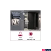 Kép 1/9 - Paulmann 94694 Outdoor Solar kültéri fali lámpa, fekete, 3000K melegfehér, 14 lm, IP44