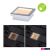 Kép 1/8 - Paulmann 94724 Outdoor Solar kültéri beépíthető lámpa, négyzet, fehér, 2200K ultra-melegfehér, 4 lm, IP67