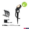 Kép 1/8 - Paulmann 94729 Plug&Shine kültéri leszúrható lámpa, antracit, 2200K ultra-melegfehér, 280 lm, IP67