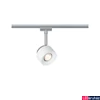 Kép 1/5 - Paulmann 95373 URail Pane sínre szerelhető LED spotlámpa, 7,4W, 635 lm, 2700K melegfehér, kör, fehér/króm