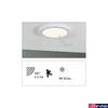 Kép 1/11 - Paulmann 95391 LED Recessed panel mennyezeti lámpa, fehér, 4000K természetes fehér, beépített LED, 1800 lm, IP20