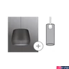 Kép 1/4 - Paulmann 95440 URail 2Easy Pirm fém lámpaernyő 2Easy E27 foglalathoz, 28 cm, fekete