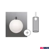 Kép 1/5 - Paulmann 95444 URail 2Easy Alari bura, üveg, gömb, max 20W, opál