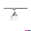 Kép 1/5 - Paulmann 95446 URail Arena sínes LED spotlámpa, beépített LED, 15W, 1180 lm, 2700K melegfehér, matt króm/króm, fényerőszabályozható