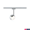 Kép 1/3 - Paulmann 95455 URail Capsule II sínre szerelhető spotlámpa, beépített LED, 230V, 6W, 2700K melegfehér, 315 lm, matt króm, 30°