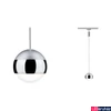 Kép 1/4 - Paulmann 95457 URail Capsule II sínre szerelhető függeszték, beépített LED, 230V, 6W, 2700K melegfehér, 338 lm, króm