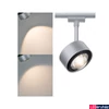Kép 1/5 - Paulmann 95519 URail Aldan sínes LED spotlámpa, beépített LED, 9W, 820 lm, 2700K melegfehér, matt króm/fekete 